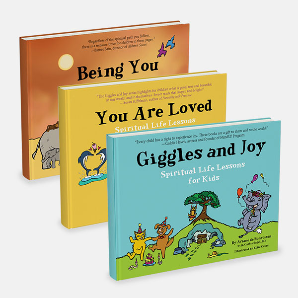 The Giggles and Joy, You Are Loved, and Being You Book Set by Ariane de Bonvoisin