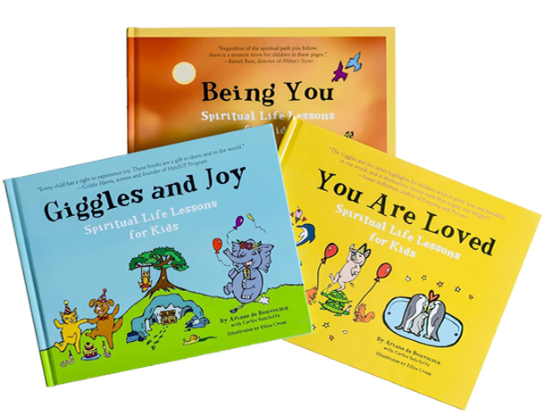The Giggles and Joy, You Are Loved, and Being You Book Set by Ariane de Bonvoisin