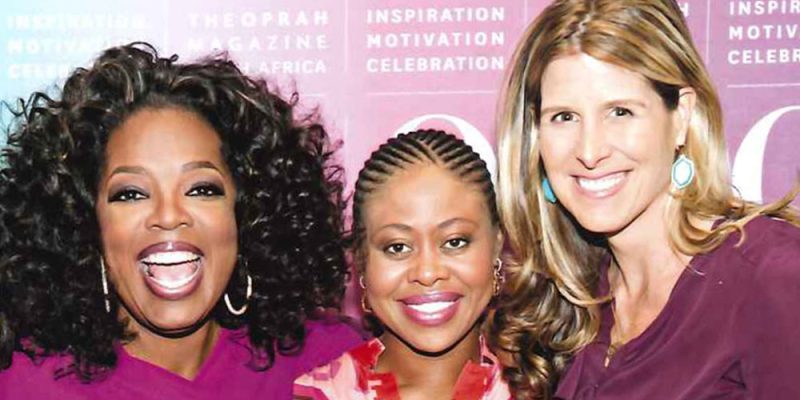 Oprah, Redi Tlhabi & Ariane de Bonvoisin Oprah, Redi Tlhabi & Ariane de Bonvoisin